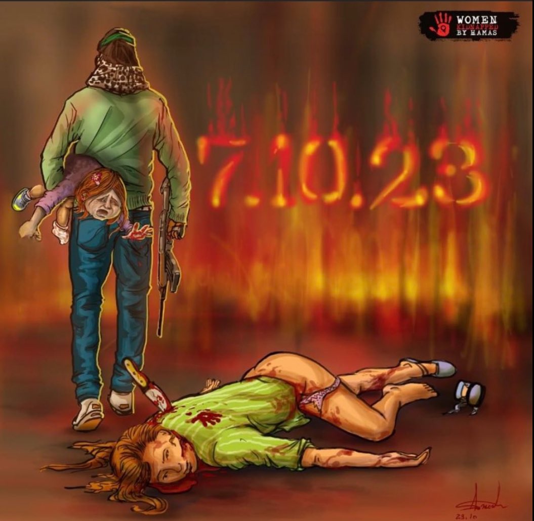 I call all the women's organizations around the world - you are a disgrace. You have disappointed the Jewish women in their darkest time.

We will never forget your despicable silence. Corrupted and useless.