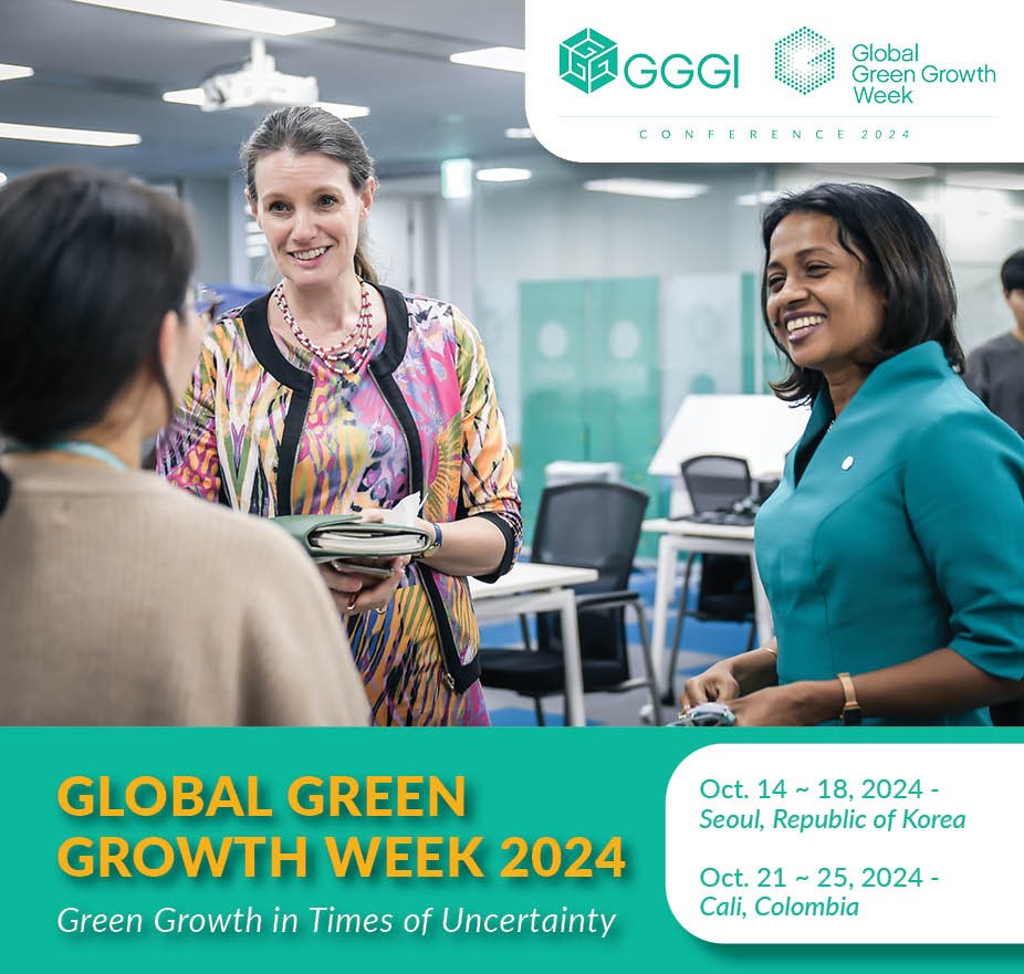 🗣️Call for presentations is open for #GlobalGreenGrowthWeek2024! This year’s theme is ‘Green Growth in Times of Uncertainty’ and pioneers, youths, and organizations addressing #gender and #socialinclusion are encouraged to apply! 💚⚧️🤼 🌿Find more: bit.ly/GlobalGreenGro…