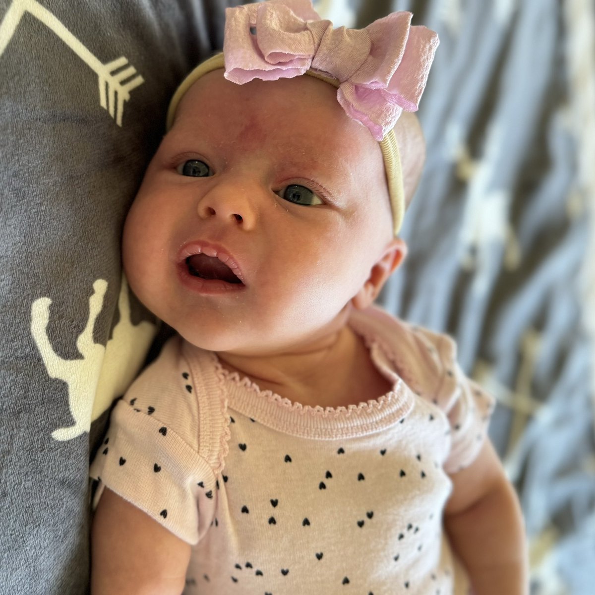 MitchellSoprano's tweet photo. Rose is one month old today! ☺️💖🌹 She is such a big, growing girl with a VERY strong cry. 😂 We couldn’t be prouder! 🥰
@maestromitchell https://t.co/m06wjXNK8c