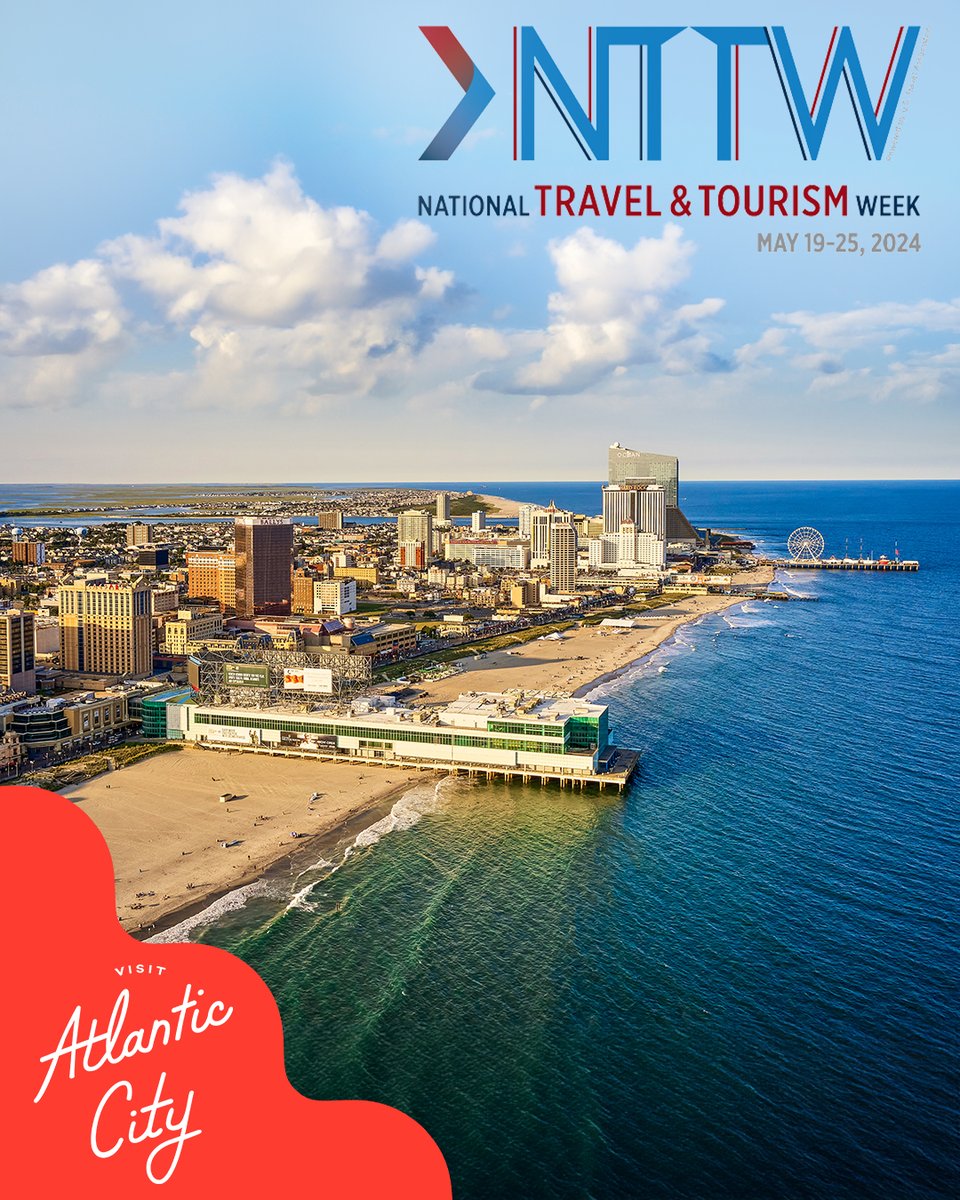 The travel industry has had a profound economic impact on the United States. #NTTW ✈️

In 2023, Visit Atlantic City welcomed 206 events, generating $308,995,103 in economic impact to the destination.

#ExperienceAtlanticCity #AtlanticCity #VisitAC | @USTravel