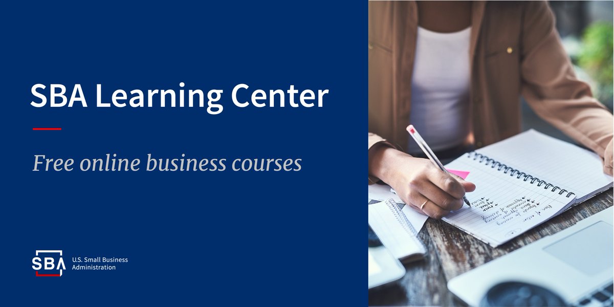 📚 Looking for free business courses on launching a business, marketing tips, government contracting and other topics?

💻 Check out SBA’s online learning platform! 

🔗 learn.sba.gov/dashboard

#FreeResource
#FreeBusinessResource
#learning
#NMSmallBiz