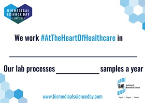 As part of our #BiomedicalScienceDay2024 Competitions, we have placards available for download. Use them to showcase the vital work you do. bit.ly/4ay2GvT