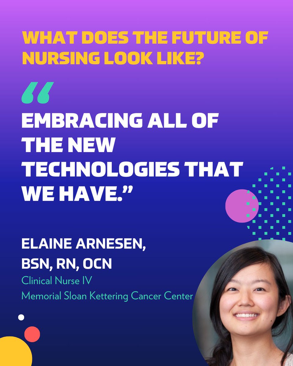 The future of nursing starts now! Swipe through to hear some of our hopes and dreams for what the future of nursing will look like. Add your thoughts in the comments. 💬 #NursesMonth