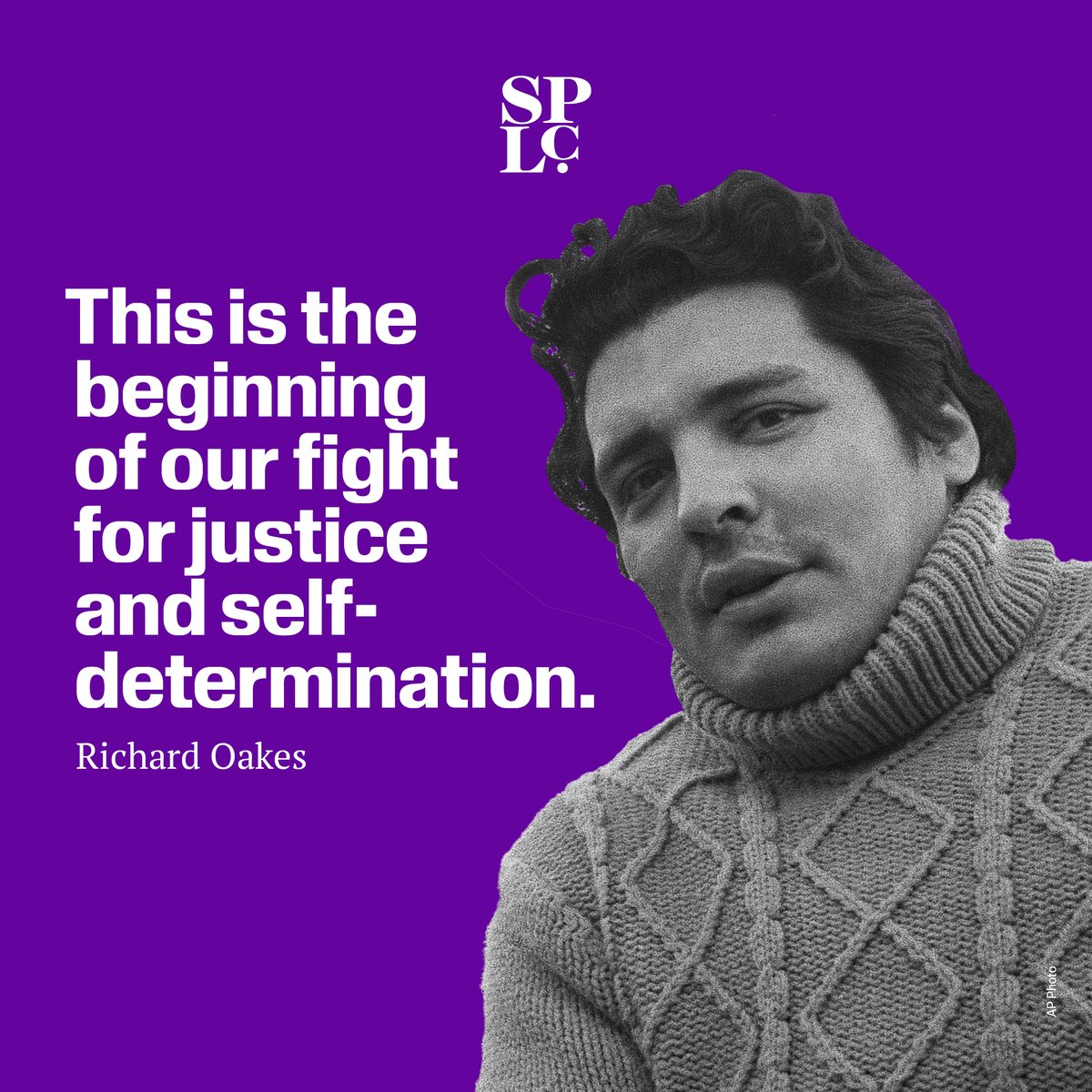 Richard Oakes, born #OTD, led the Alcatraz Island Occupation to protest abusive government policies toward Native Americans. He also created one of the first Native American Studies departments and helped lead the American Indian Movement in the 1970s. #TheMarchContinues