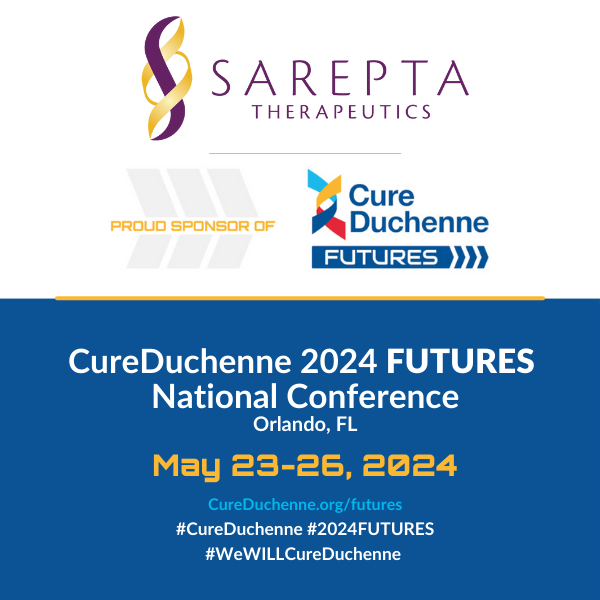 We’re thrilled to be a Diamond sponsor @CureDuchenne’s FUTURES conference on May 23-26 and look forward to connecting with families in Orlando, Florida.