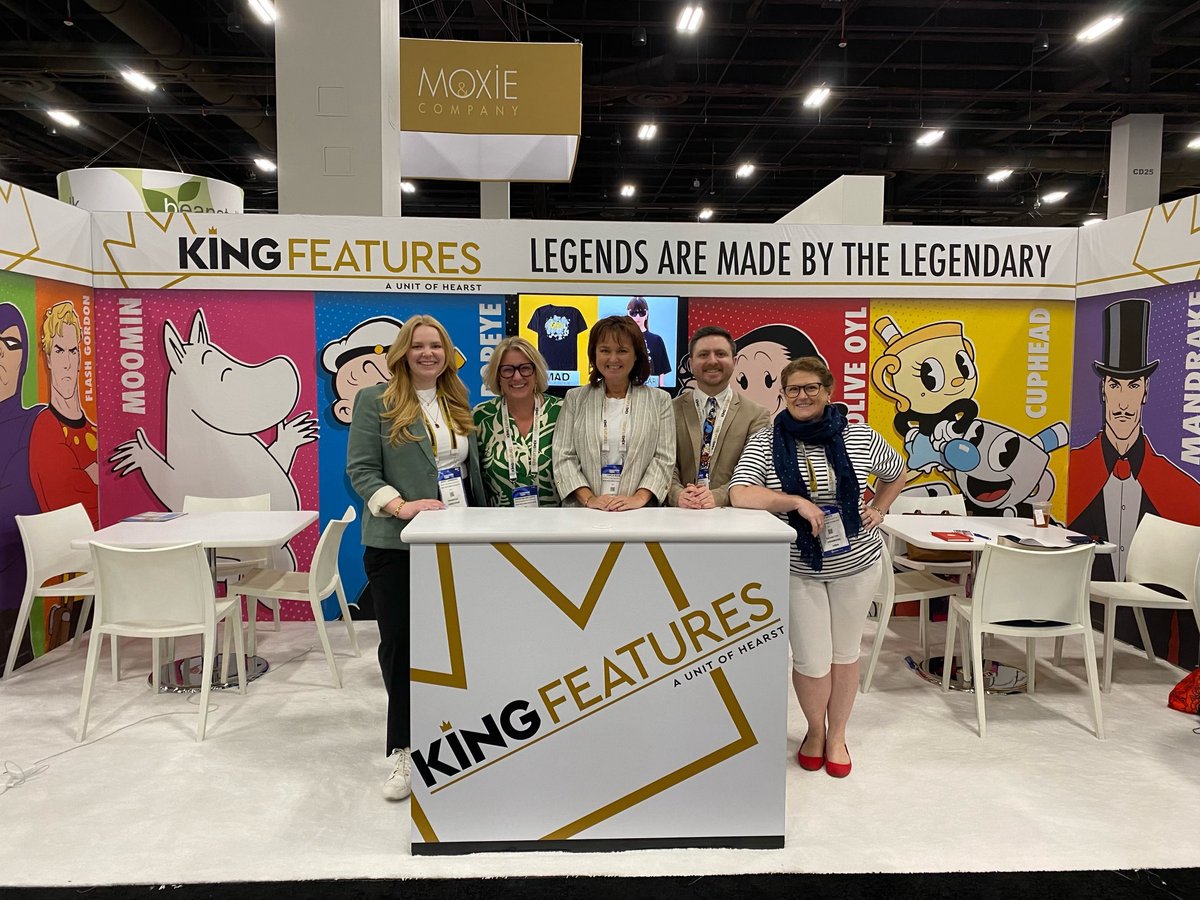 Looking to partner with legends? Come visit King Features booth #E128 at this year’s Las Vegas Licensing Expo 5/22-5/23! #Legends are Made By the Legendary #Licensing Expo #KingFeatures