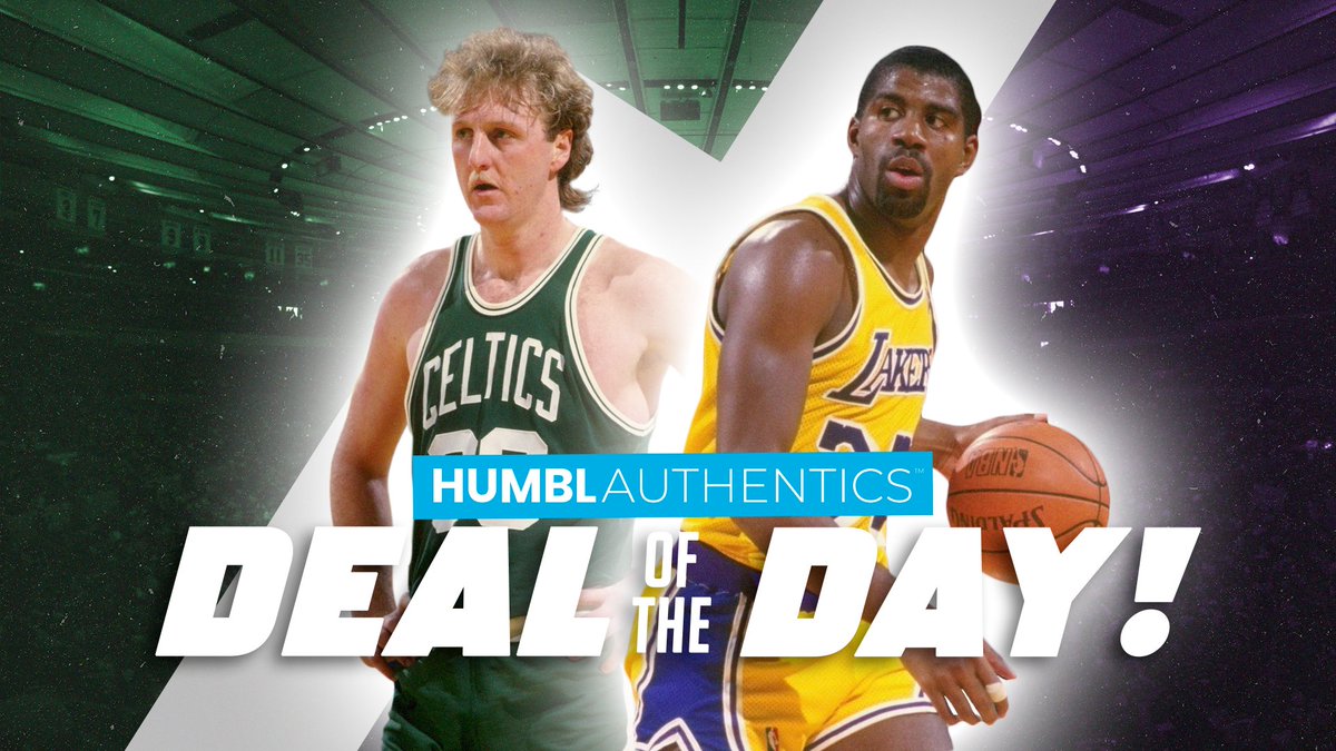 TAPinvest's tweet photo. #HUMBL Deal of the Day

This photo measures 16" x 20" in size and is a collector's item for basketball fans. It features the signatures of two legendary players, Larry Bird and Magic Johnson!

Learn more at https://t.co/4Clz5cTgQd 
#HUMBL $HMBL https://t.co/CmrxBGEU9p