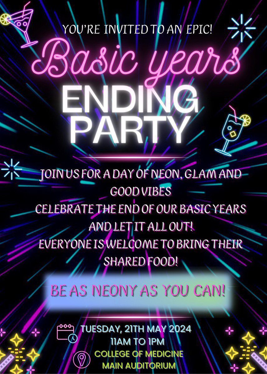 MedLujain's tweet photo. basic years ending party 🎊❤️❤️ https://t.co/bG8kf2Unsf