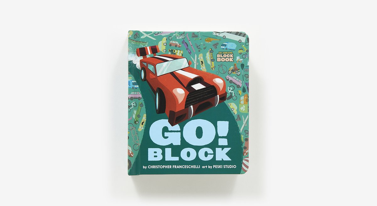 Get into gear and go, go, go!

Exciting news, GO BLOCK is an Amazon Editors' top book pick for May in the Baby-Age 2 category! Check it out! #AbramsBlockBook @peskistudio @amazonbooks amzn.to/3Vb15Ys