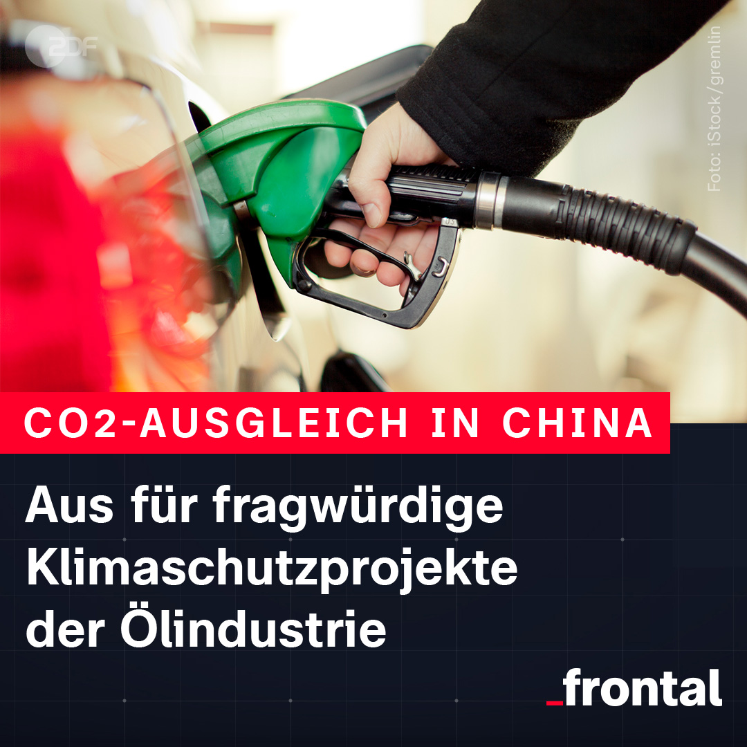 Die Bundesregierung verbietet umstrittene #Klimaschutz-Projekte der #Mineralölkonzerne im Ausland. Zuvor hatte #ZDFfrontal über Betrugsverdacht in Milliardenhöhe berichtet. Mehr dazu bei
<a href="/ZDFheute/">ZDFheute</a>: zdf.de/nachrichten/wi…