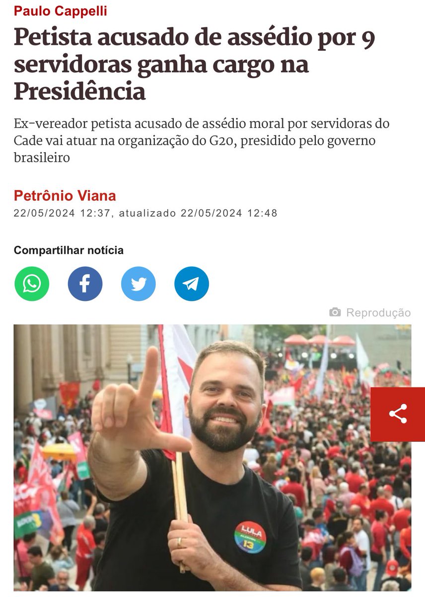 delegadopalumbo's tweet photo. E  tem gente que fica bravo quando eu falo que 99%  dos criminosos votam nele. “Picanheiro” sempre passando pano https://t.co/kBhX1XV5vx