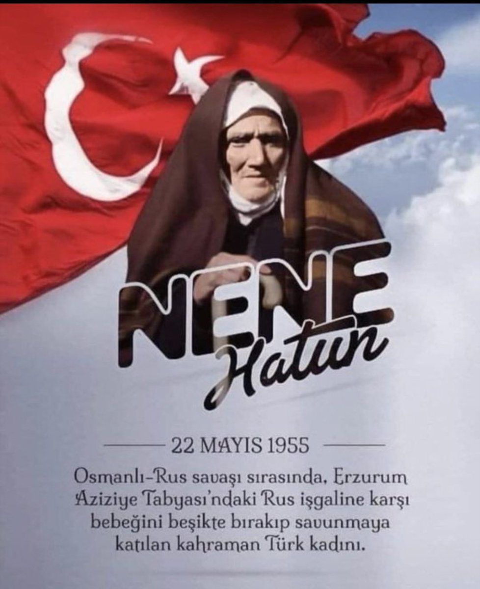 'Türk Çocuğu Öksüz Kalır, Yurtsuz Kalmaz.'

Kahraman Türk Kadını #NeneHatun'u vefatının 69. yıl dönümünde saygı, minnet ve rahmetle anıyorum.