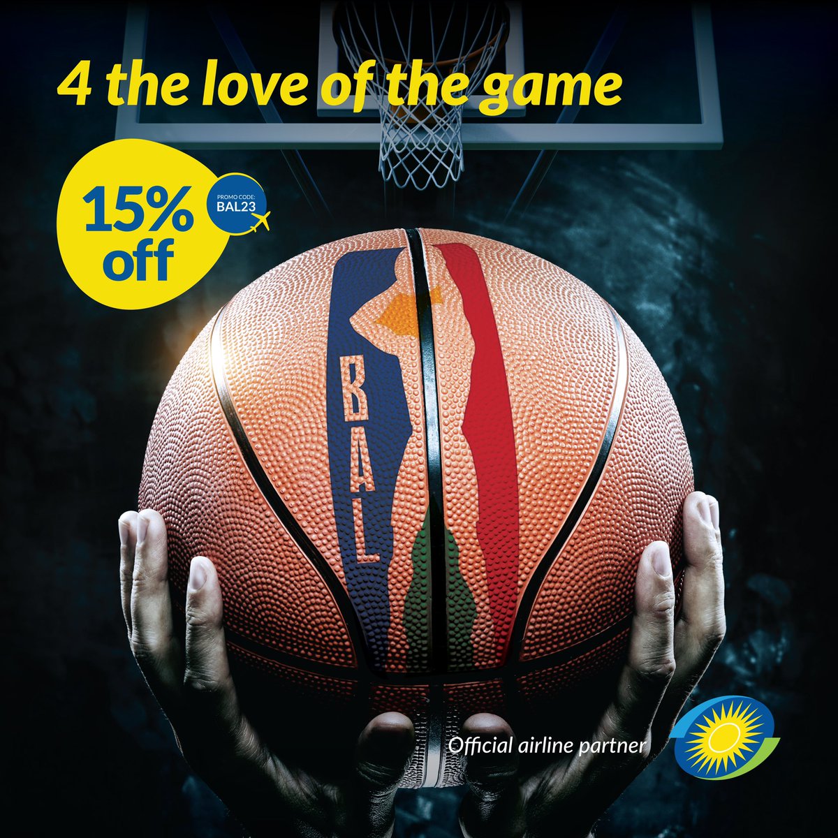 Catch a flight to the biggest basketball show in Africa at a discount. Fly with us to Kigali at a 15% discount and join us courtside for the thrilling #BAL4: bit.ly/15BALdscnt #FlyTheDreamOfAfrica #ProudSponsor