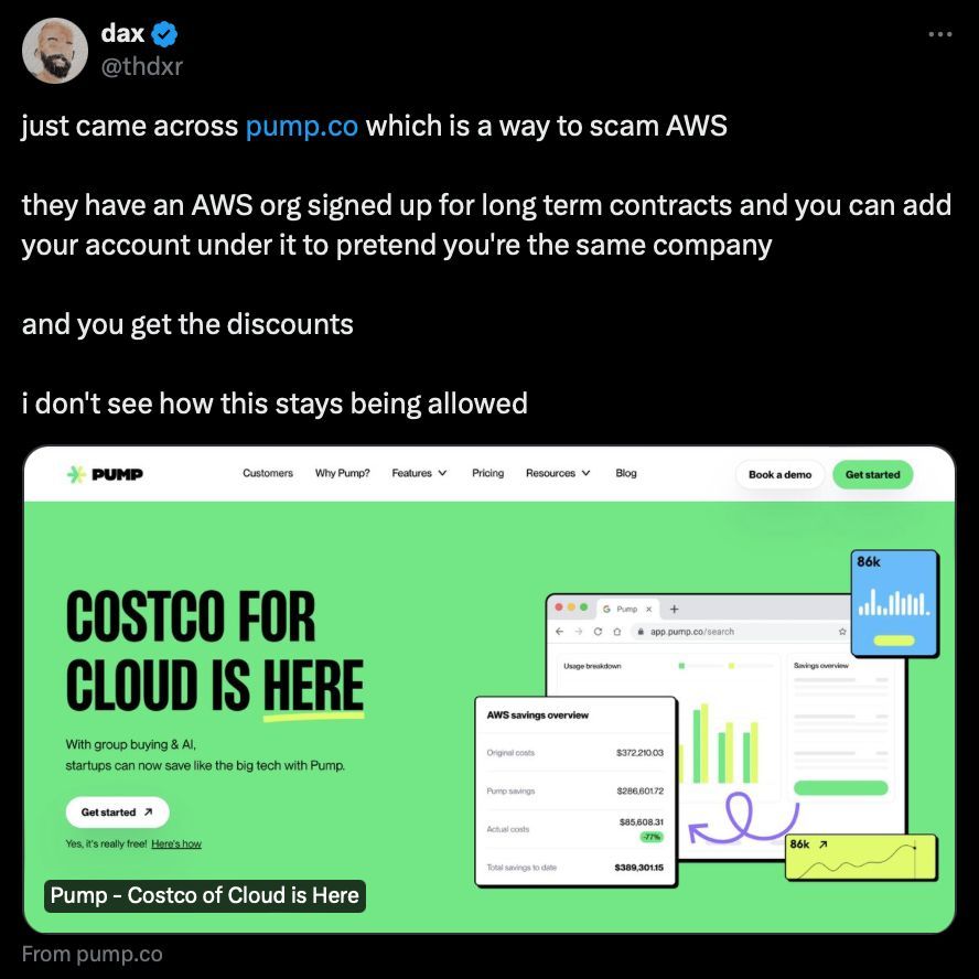Throwback to our business model being so good, people thought it was a scam