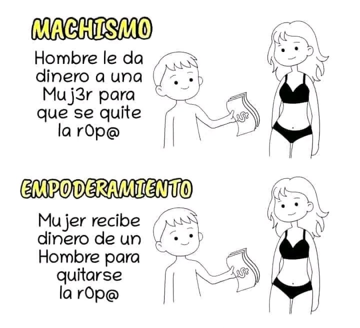 Sasousuke's tweet photo. Sigue la ruta del dinero y encontrarás la realidad
#machismo #empoderamiento https://t.co/qH34pHMWra