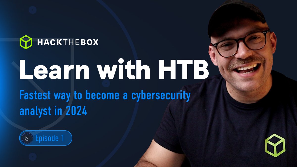 hackthebox_eu's tweet photo. KACHOW โก๏ธ
Find the fastest way to become a #SOC analyst on the first episode of our new #LearnwithHTB series! Our favorite #blueteaming expert, @Cyber__Studies will show you the real-world skills you should develop to land your dream career: https://t.co/predwf9PFS
#HTB #DFIR https://t.co/KyNJkq0jt8