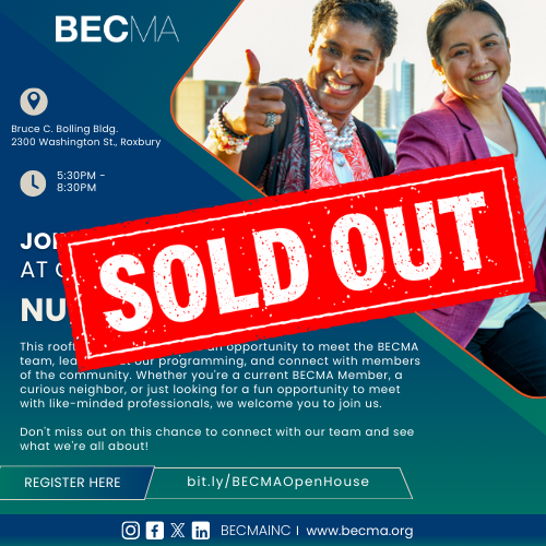 We are thrilled by the overwhelming response and excited to see everyone on June 3 at our Open House! There will be additional opportunities to engage with BECMA later this year. Stay tuned by subscribing to our newsletter: bit.ly/BECMANewslette…