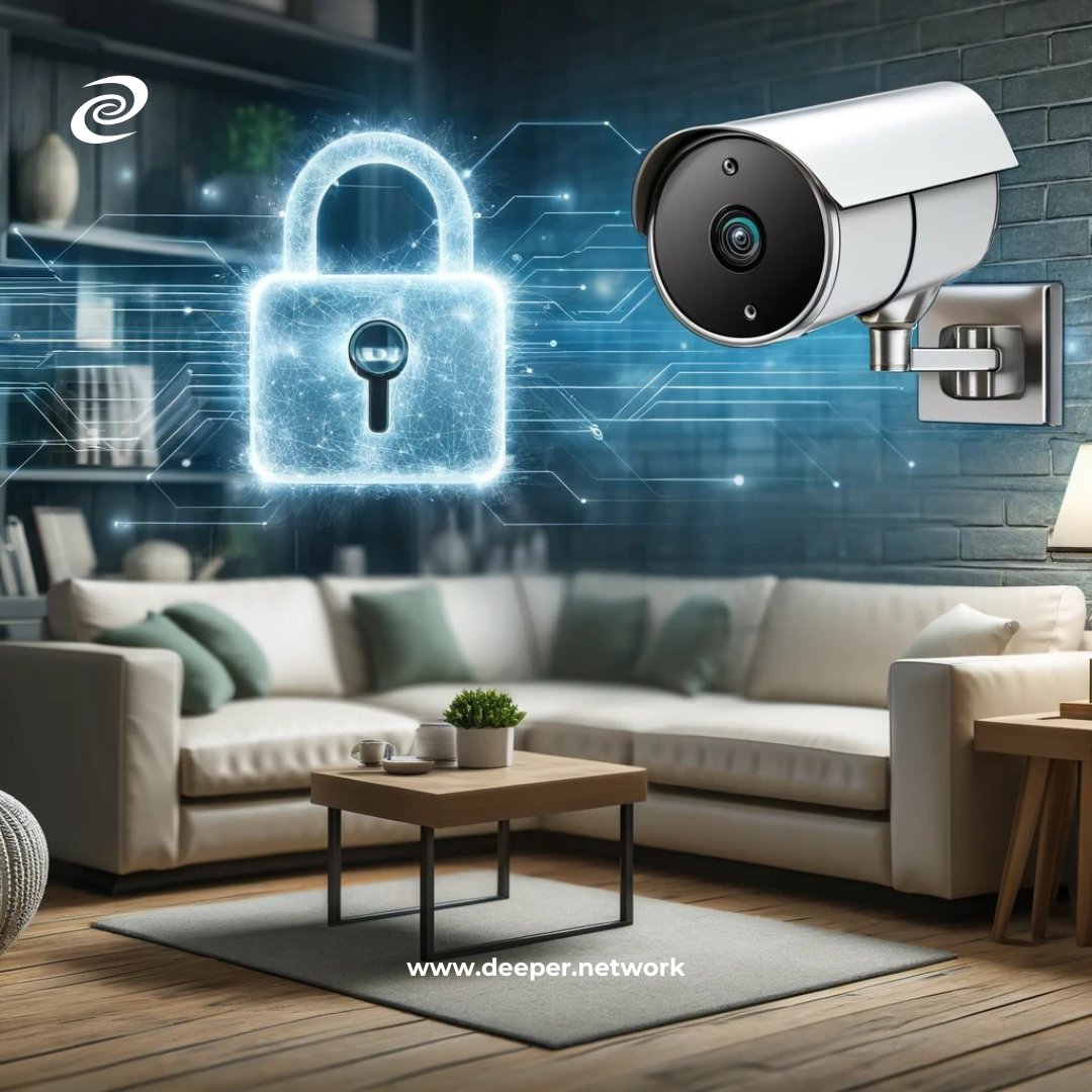 💡Did you know your home security camera could be at risk of being hacked without robust network security? 😱 Hackers could invade your privacy and compromise your family's safety. 🛡️Get the best protection money can buy at shop.deeper.network #cybersecurity #privacy