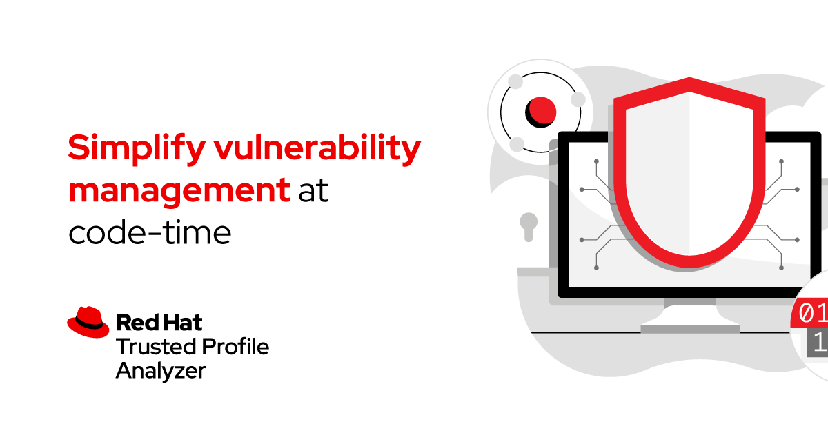 Identify and minimize #security threats and vulnerabilities early with #RedHat Trusted Profile Analyzer to avoid unnecessary costs and complexities associated with fixing issues during production. Learn more: red.ht/3Q9eSfh