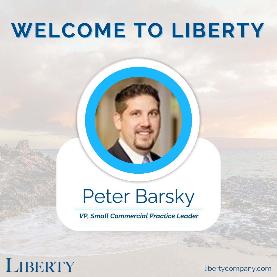 Exciting News for #LibertyCommercialLines! We're proud to announce that Peter Barsky has joined the Liberty family as Vice President, Small Commercial Practice Leader! 

Interested in learning more? Check out our press release: hubs.la/Q02y7-JM0 

#LibertyCompany