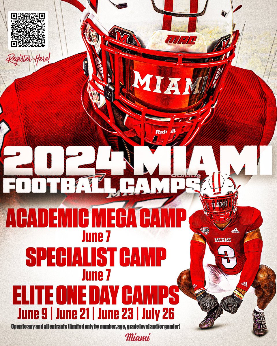 CAMP SEASON AROUND THE CORNER. Click the Link below. Sign up, Come Compete and have FUN doing it. Pick a date that works best for you. 👇👇👇 …niversityfootballcamps.totalcamps.com