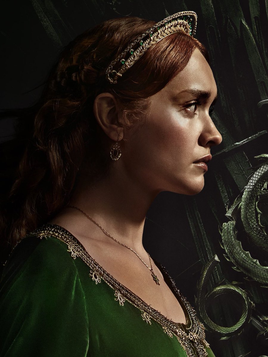 olivia cooke as queen alicent hightower in 'house of the dragon' s2 new poster