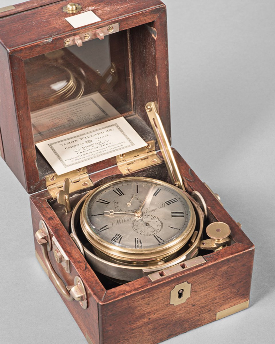 WillardHouse's tweet photo. On #NationalMaritimeDay we celebrate those that served on military ships as well as those who braved the waters for commercial reasons.
Simon Willard Jr. became known for the sale and repair of #chronometers.
#TIL #maritime #longitude #EngineeringProblems https://t.co/krXxcu86pr