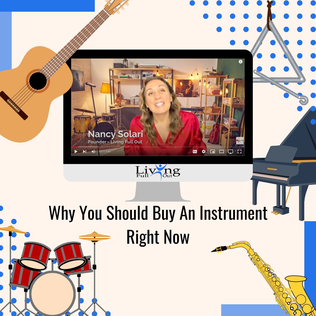Have you ever wanted to learn how to play an #instrument? Today I encourage you to start your journey of #self-expression. Click on this video to learn the power of crafting melodies. #nancysolari # livingfullout

YouTube Link: youtu.be/k2a1R6F4sEs?si…