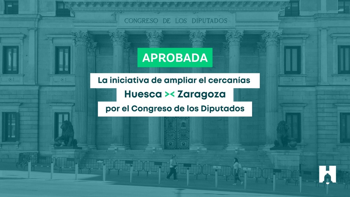 ¿Sabías que el pasado mes el Congreso de los Diputados aprobó la iniciativa para ampliar el cercanías Huesca >< Zaragoza?🚆