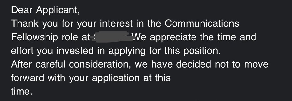 Hopefully, this motivates job seekers reading this. I lost my job in February. 3 things that worked for me are:
•A good CV
•A good cover letter
•LinkedIn
From the images, you can see that I’ve received many rejections and applied for almost all roles in my field🧵:
