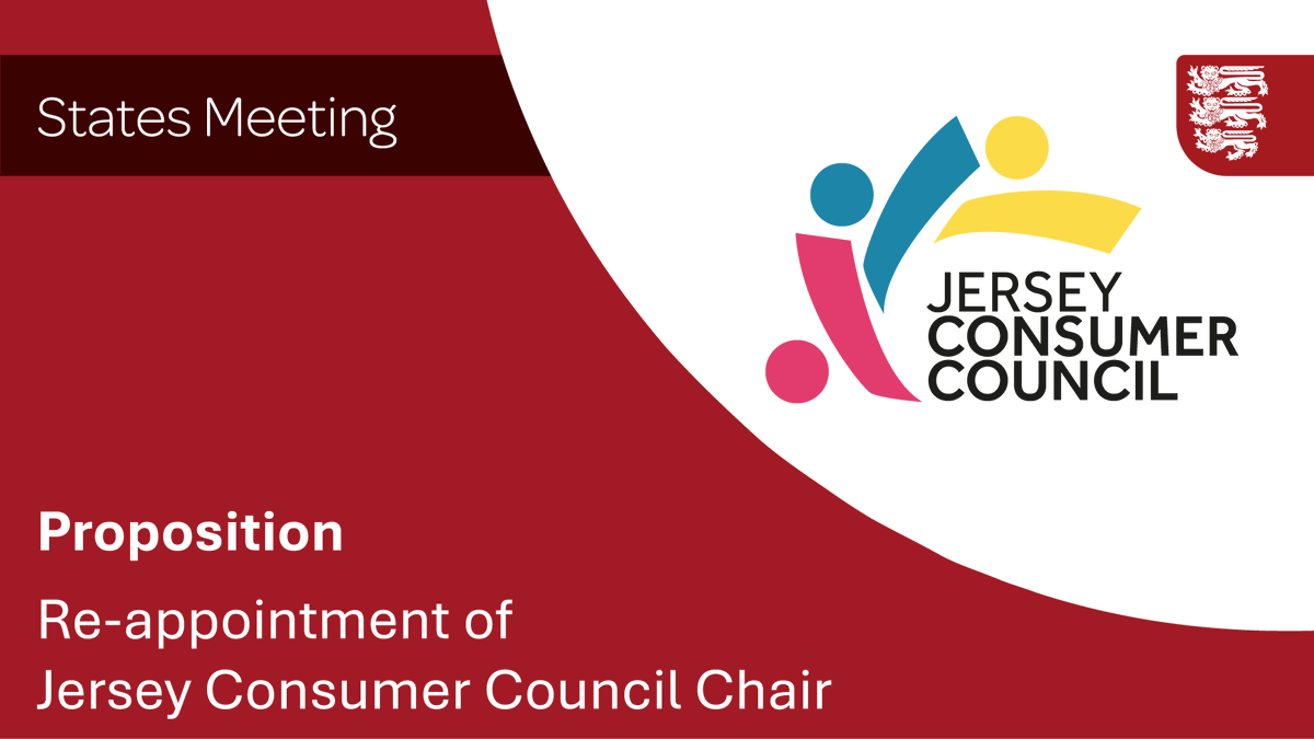 The Minister for Sustainable Economic Development, Deputy Kirsten Morel, is proposing that the States re-appoint Carl Walker as Chairman of the Jersey Consumer Council for a further term of three years. @jerseyconsumer Read more: bit.ly/3wygLvF