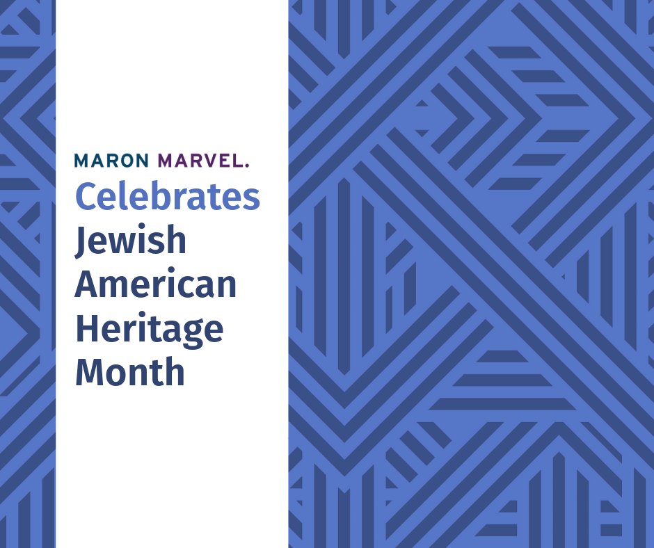 This month, Maron Marvel celebrates the resilience, culture, and rich heritage of Jewish Americans. We honor the indelible mark they've left on our nation's story.