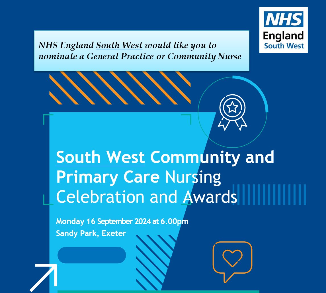 Jennifer Charlewood π (@jfcharlewood) on Twitter photo If you work in the South West in Community or General Practice Nursing, and want to nominate yourself, a colleague or a team for an award, please email England.southwestgpn@nhs.net for a nomination form. Applications close on the 8th July. <a href="/RCNANPForum/">RCN ANP Forum π</a> If you work in the South West in Community or General Practice Nursing, and want to nominate yourself, a colleague or a team for an award, please email England.southwestgpn@nhs.net for a nomination form. Applications close on the 8th July. <a href="/RCNANPForum/">RCN ANP Forum π</a>