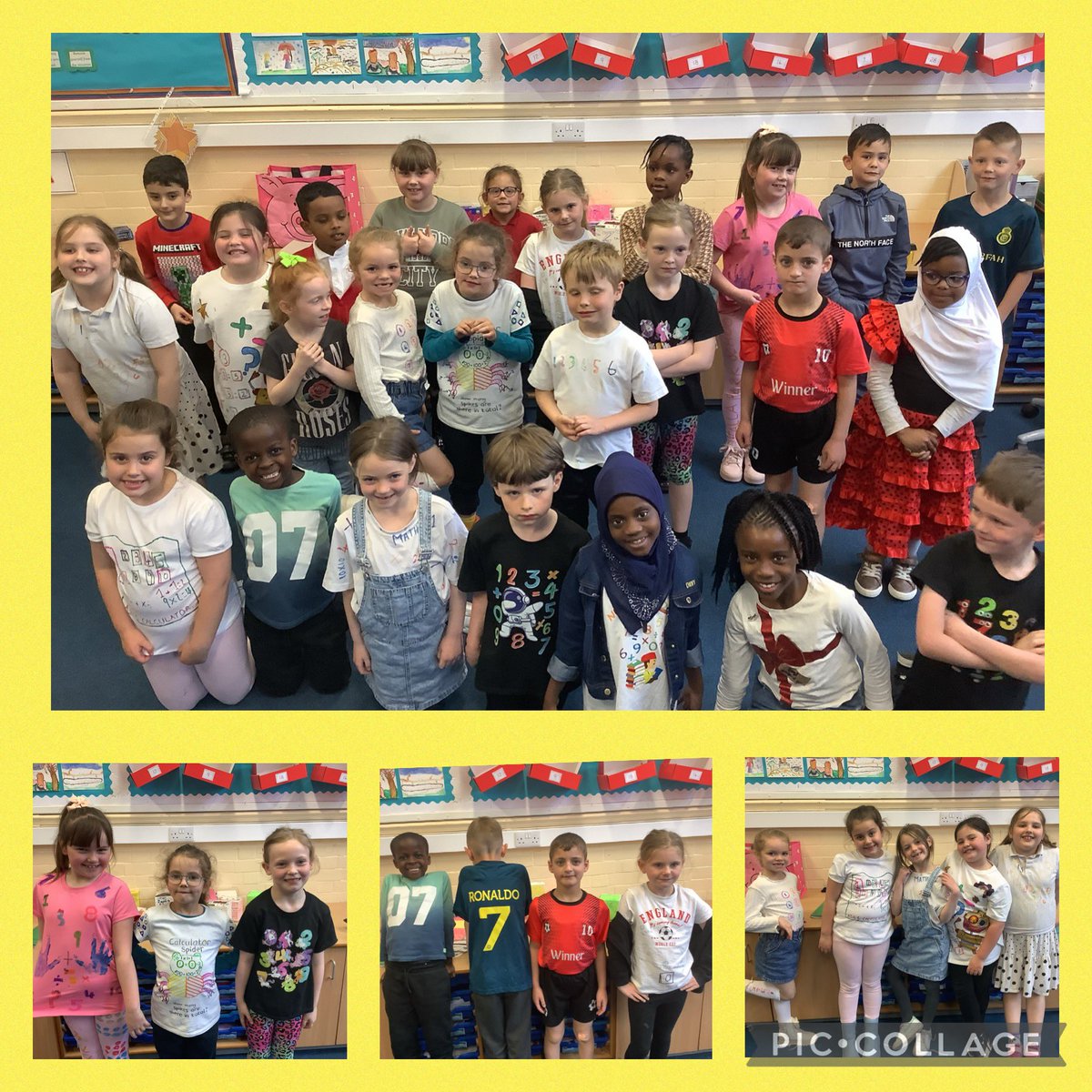 Celebrating National Numeracy Day with some very creative maths themed clothing! <a href="/Miss_Carr_Falla/">Miss Carr</a> <a href="/FallaParkSchool/">Falla Park Community Primary School</a>