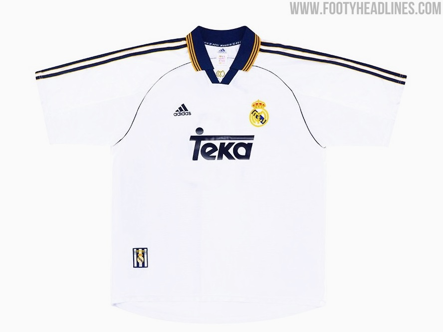 Footballtweet's tweet image. Adidas are set to release a remake of the 1999 Real Madrid shirt! 👕  

📸  @Footy_Headlines