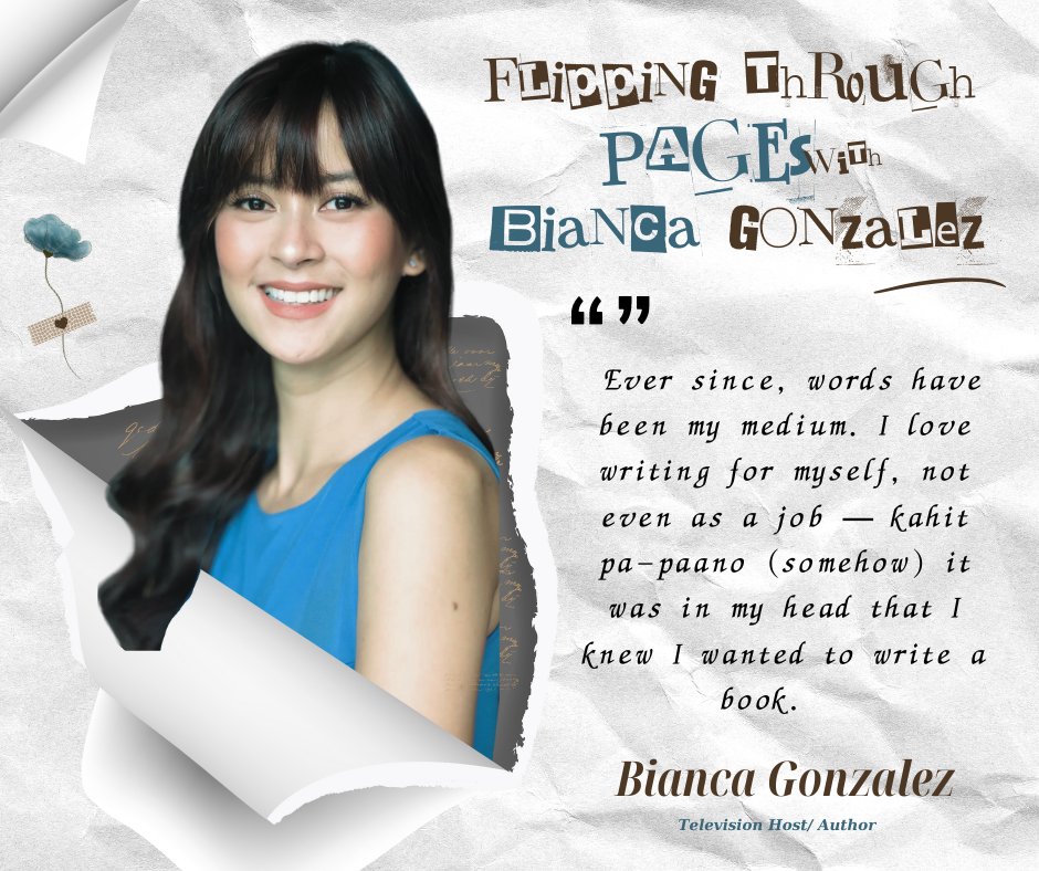 CalliopesInk's tweet photo. FLIPPING THROUGH PAGES WITH BIANCA GONZALEZ

A voice is equipped to inspire change and drive influence. Bianca Gonzalez, an ordinary woman with a platform in media, 

(1/cont.) https://t.co/w8GY9zfwSy