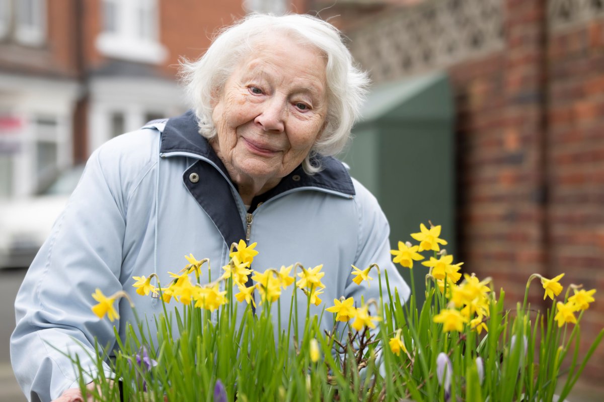 Hazelgrove Court Care Home resident Ellen is loving being  the face of a national nature challenge! Click here for the full story tinyurl.com/4dhffjcp
 hillcare.net  #YoureInCaringHands