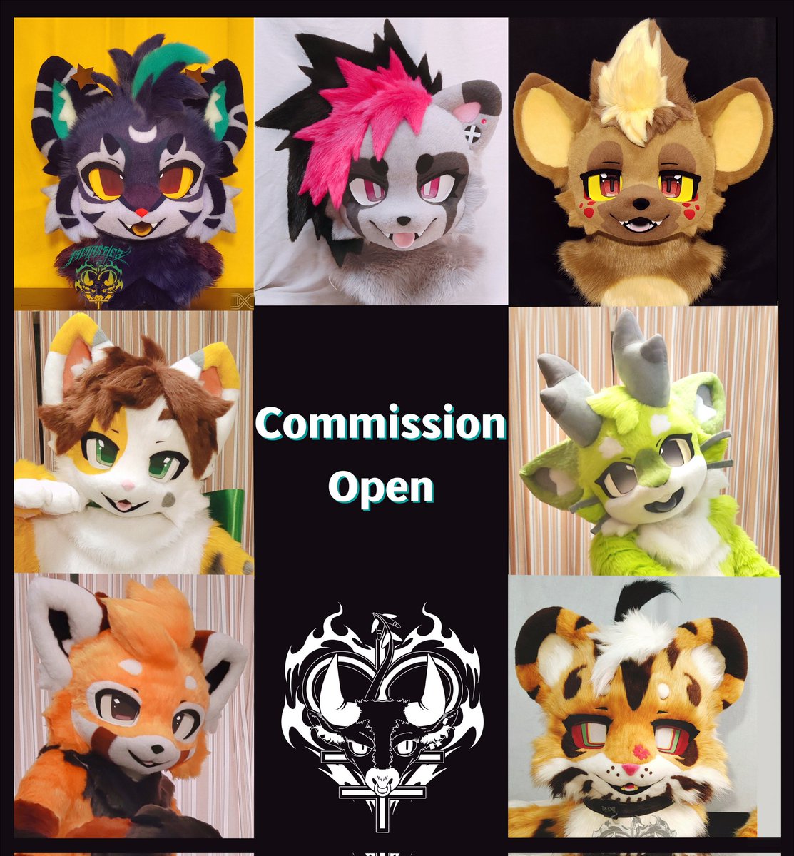 🎊Quote and commission still open! #fursuit 🎉We are capable of making crazy hairstyles and special design. Our goal is to making every character's fursuit unique. 🔽More info: