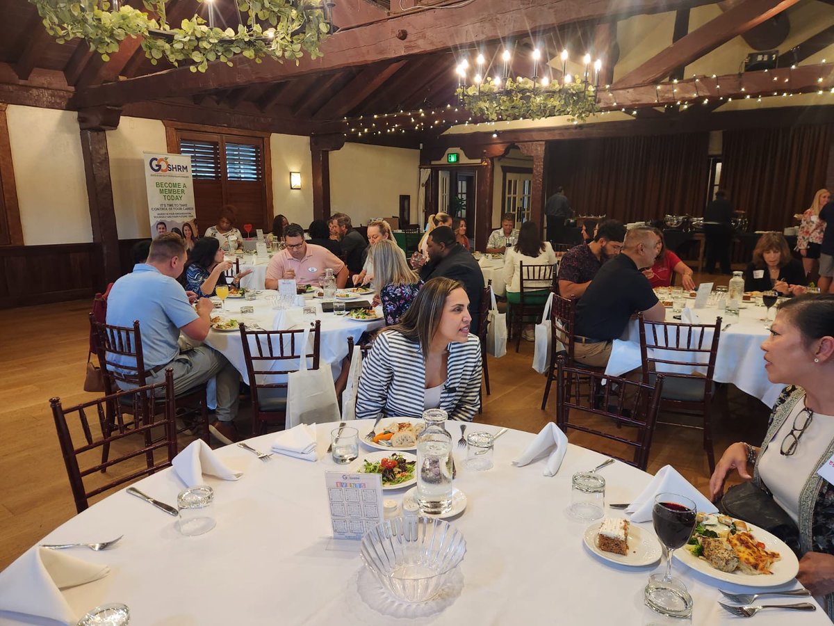 Our co-president, Roger Lear, had a great time last night at the monthly GOSHRM dinner. Karla Muniz gave a wonderful presentation on psychological safety in the workplace.