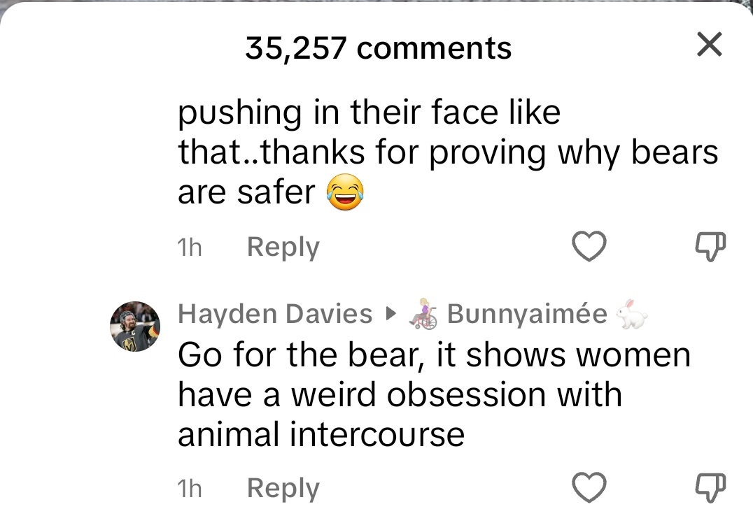 Some men are REALLY offended about Bears arent they 😂 #ChooseTheBear #ManOrBear