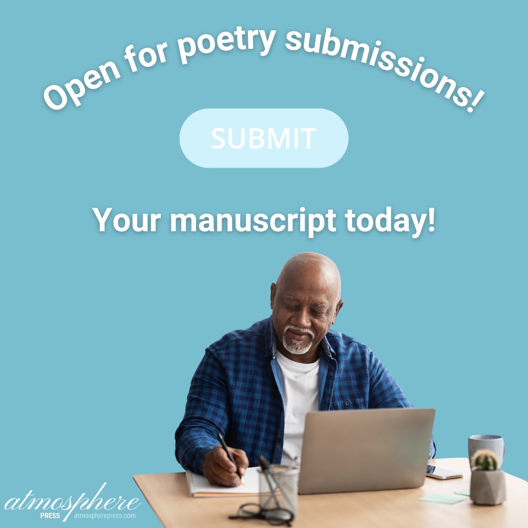 📚✨ Calling all poets! ✨📚
Atmosphere Press wants to hear from you! So poets, submit your manuscript through the link below and let your creativity soar!

🔗hubs.la/Q02vNWRb0

#PoetrySubmissions #AtmospherePress #AuthorCommunity #BookPublishing