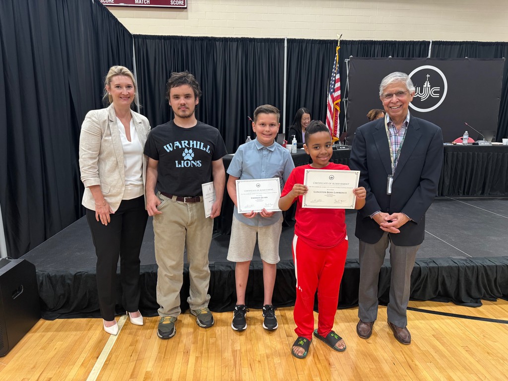 Join us in celebrating our Support Employees of the Year, NJHS member Brayden McFarland, FCCLA Master Advisor Roberta Lanham, PTA Reflections award recipients Mychael Willon, Emerson Quark, and Langston Ross-Lawrence, and the WHS PTSA. All were recognized last night! #WeAreWJCC