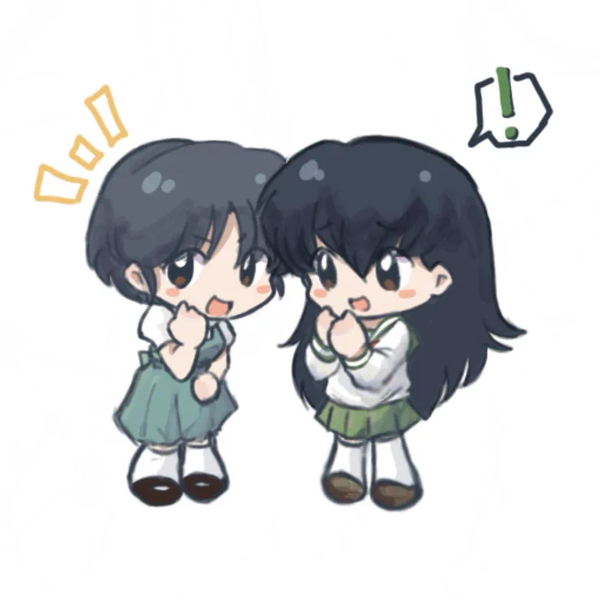 Girl talk #らんま #犬夜叉
