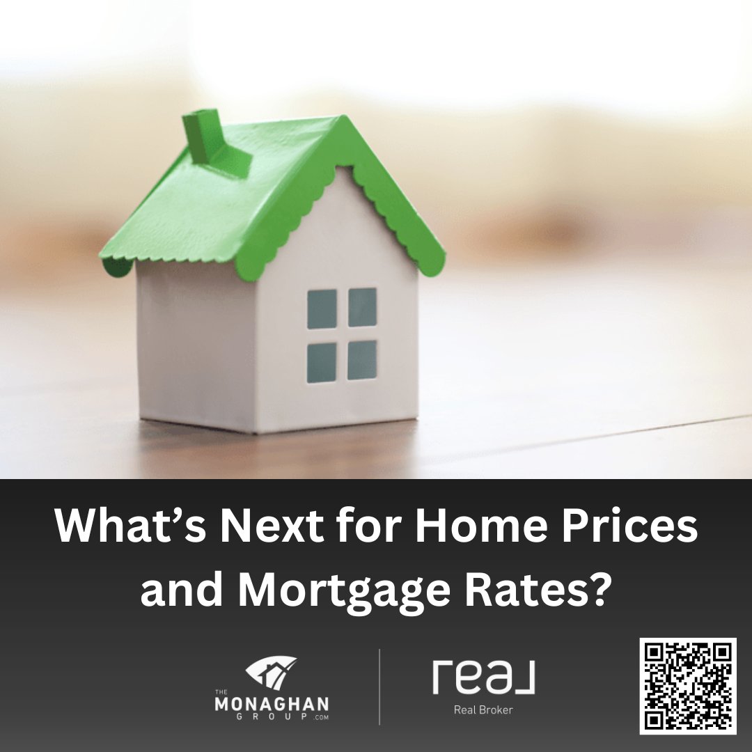 📈🏡 Thinking of moving this year? Home prices are set to rise through 2028, and mortgage rates may drop soon. DM me for the latest updates! READ FULL ARTICLE: bit.ly/WhatsNextforHo… #TheMonaghanGroup #arizonahomes #arizonarealestate #RealBroker #housingmarket #househunting