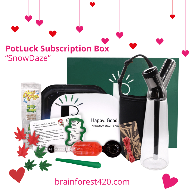BrainForest420's tweet photo. What's not to love about our #PotLuck #420SubscriptionBox??

Find our past 'SnowDaze' collection in our Pantry at https://t.co/ToJQGgwvQY! https://t.co/44XdPH7S6V