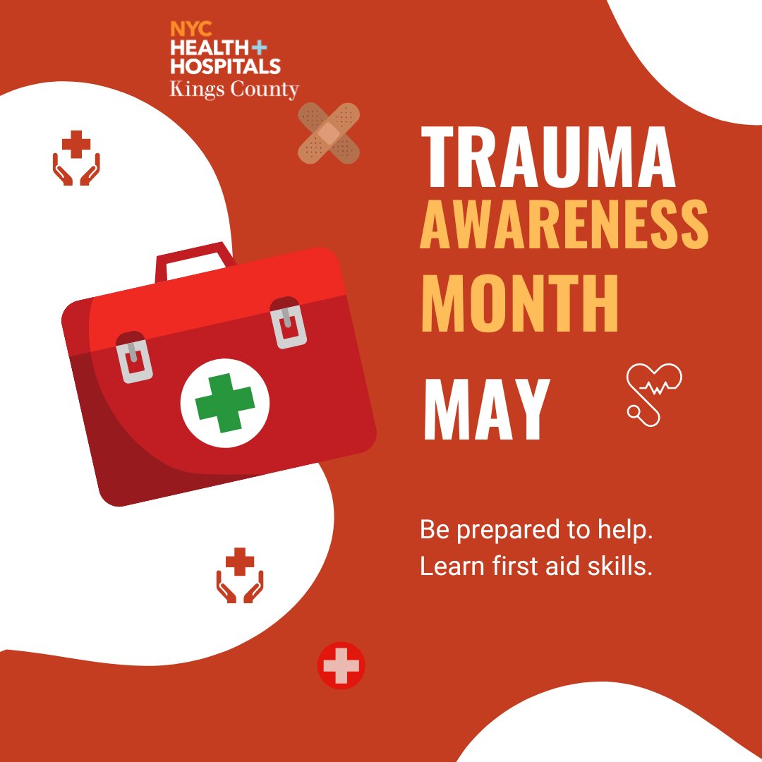 Did you know that we’re a Level 1 Trauma Center? May is National #TraumaAwareness Month and this month-long initiative aims to engage/educate individuals, communities, and organizations in efforts to reduce the incidence of injuries and mitigate their impact. #WeAreKings