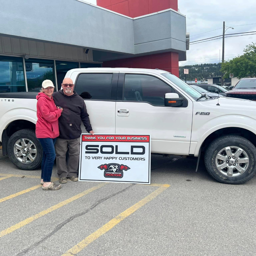 Congratulations to Randall and Cyndie on their #NewToThem 2014 #Ford #F150 Limited #truck! #CranbrookDodge #PreownedTruck #FordF150 #FordTruck
