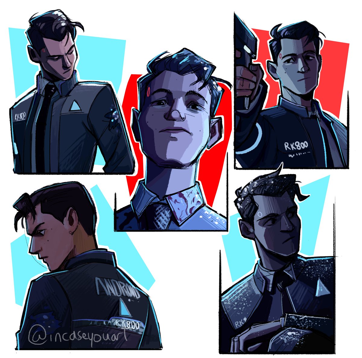 All the Connors I drew during my 2 hour stream! Speedrunning art is really fun lol

#connorarmy #dbh #detroitbecomehuman #dechartgames