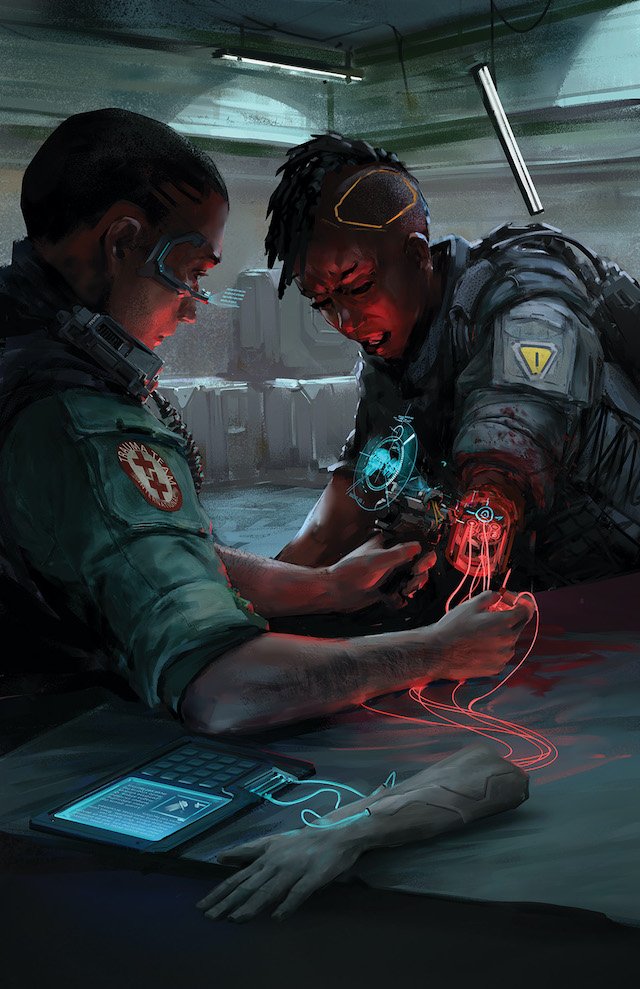 neonlights600's tweet image. A moment of camaraderie amidst the chaos. #ArtisticInspiration #ComicBookArt #CharacterInteraction #science_fiction #cyberpunk