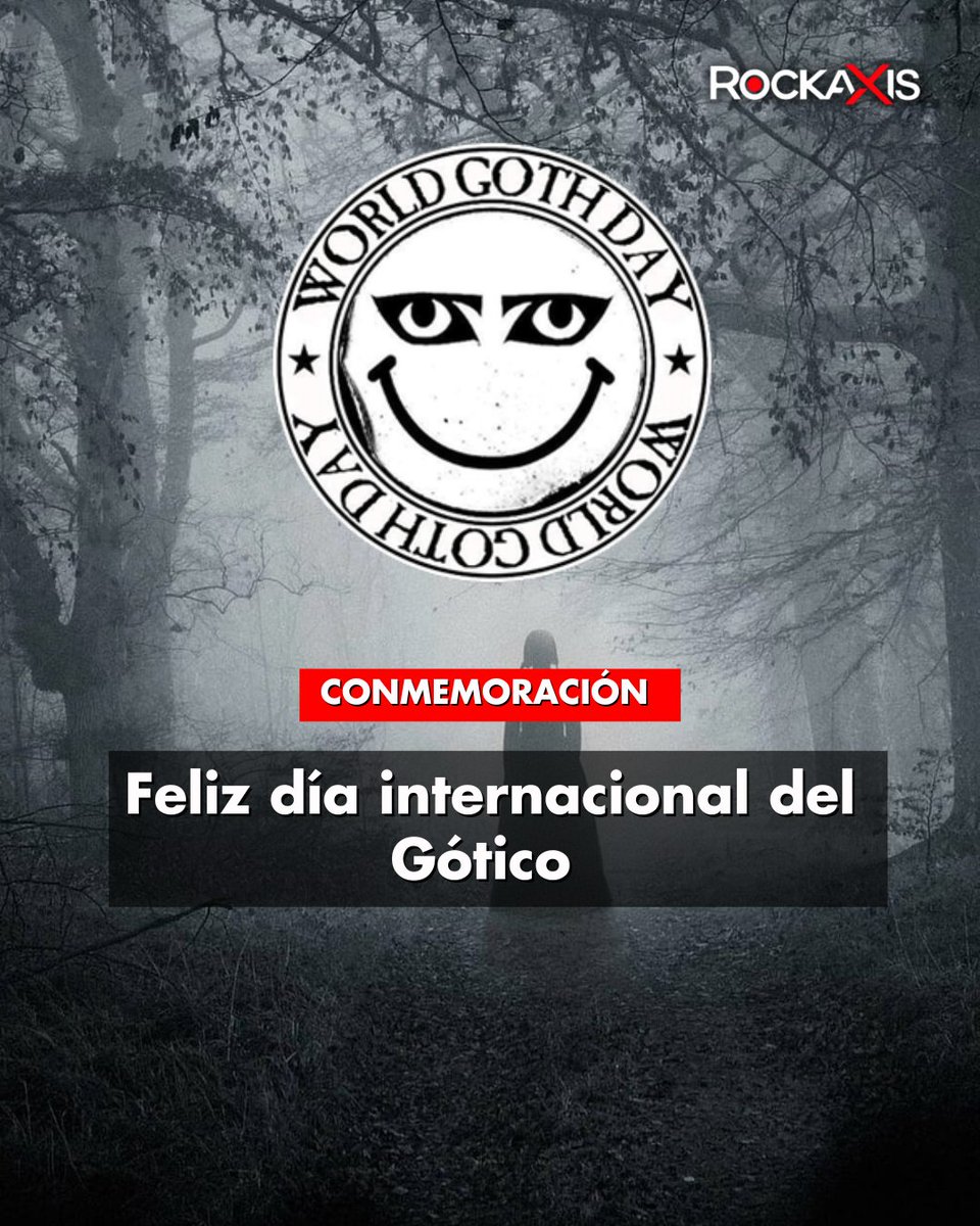 🖤 ¡Hoy celebramos el Día Mundial del Gótico! 🖤 Este día fue creado para honrar y reconocer la rica historia y la influencia cultural del movimiento gótico en la música, la moda y el arte. ¿Cuál es tu artista definitivo en este género? 🎤🎸 Conmemoramos este día con nuestra